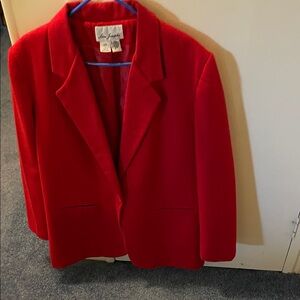 Louis Raphael Vibrant Red Women's Blazer